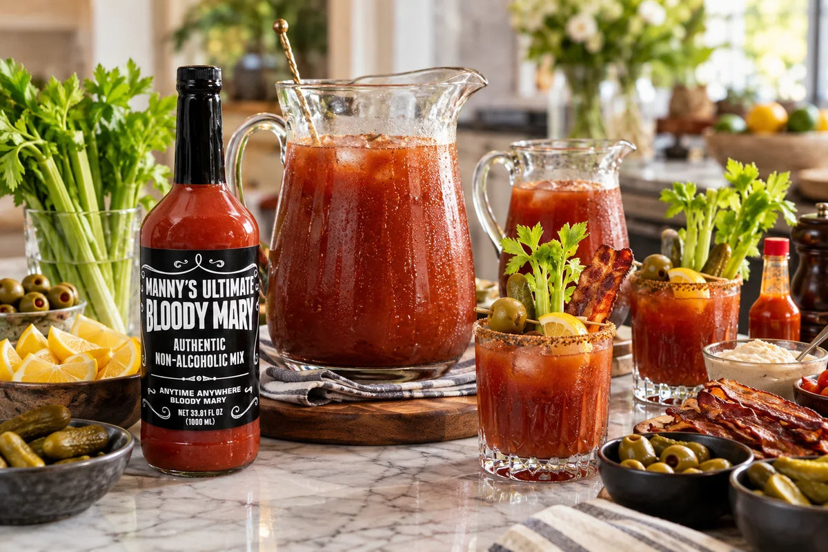 How to Make a Bloody Mary Pitcher for a Crowd