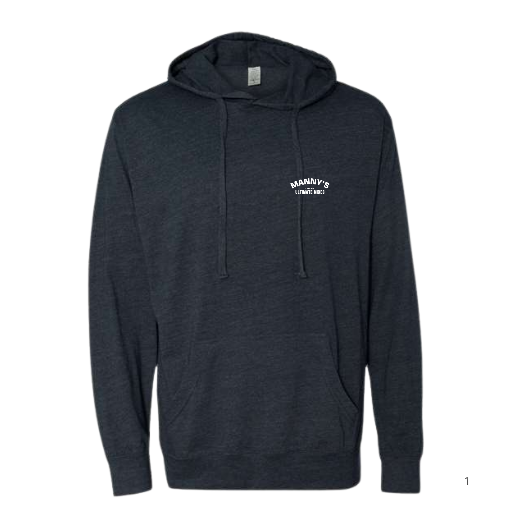 ALL-DAY MANNY'S CLUB NAVY HEATHER HOODIE PULLOVER
