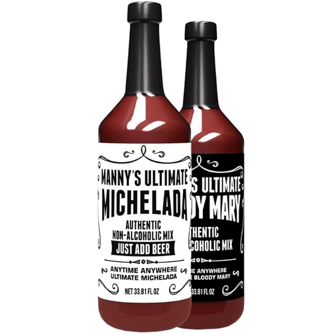 Manny's Ultimate Bloody Mary Mix -  1 Liter Glass Bottle