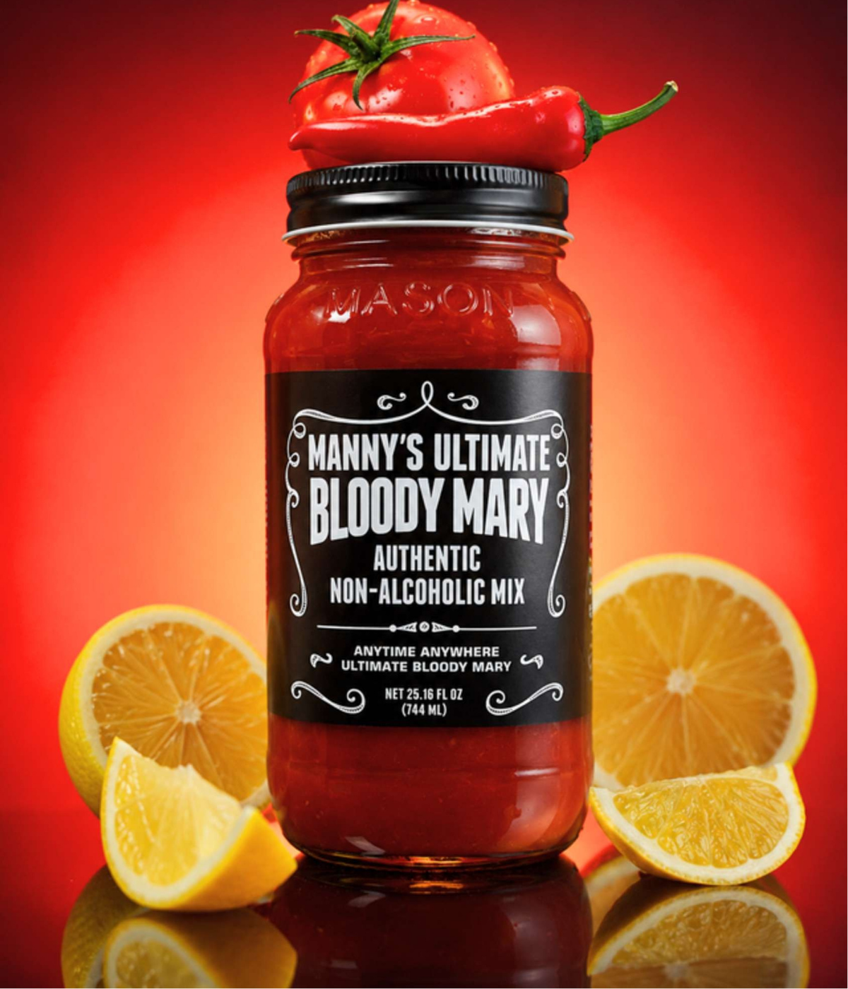 Ultimate Bloody Mary Mix - 25 oz Mason Jar