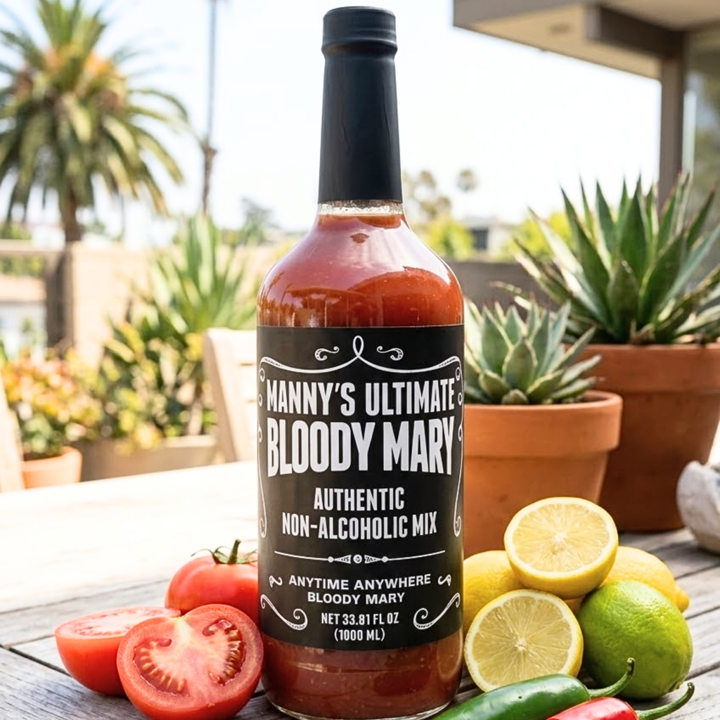 Manny's Ultimate Bloody Mary Mix -  1 Liter Glass Bottle