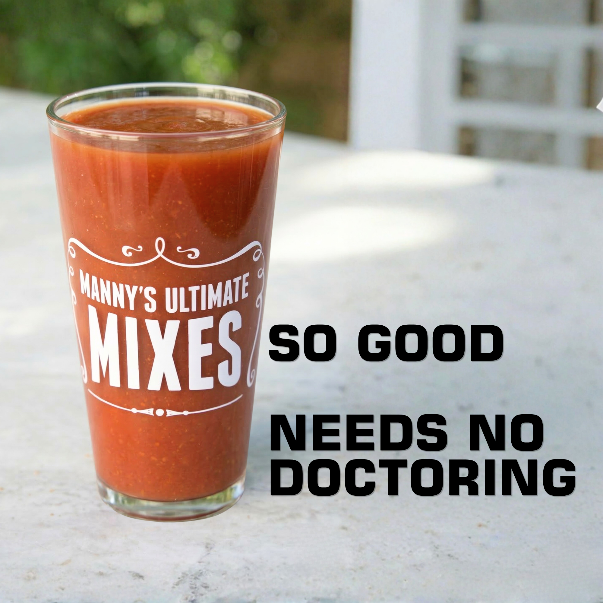 Manny's Ultimate Bloody Mary Mix -  1 Liter Glass Bottle