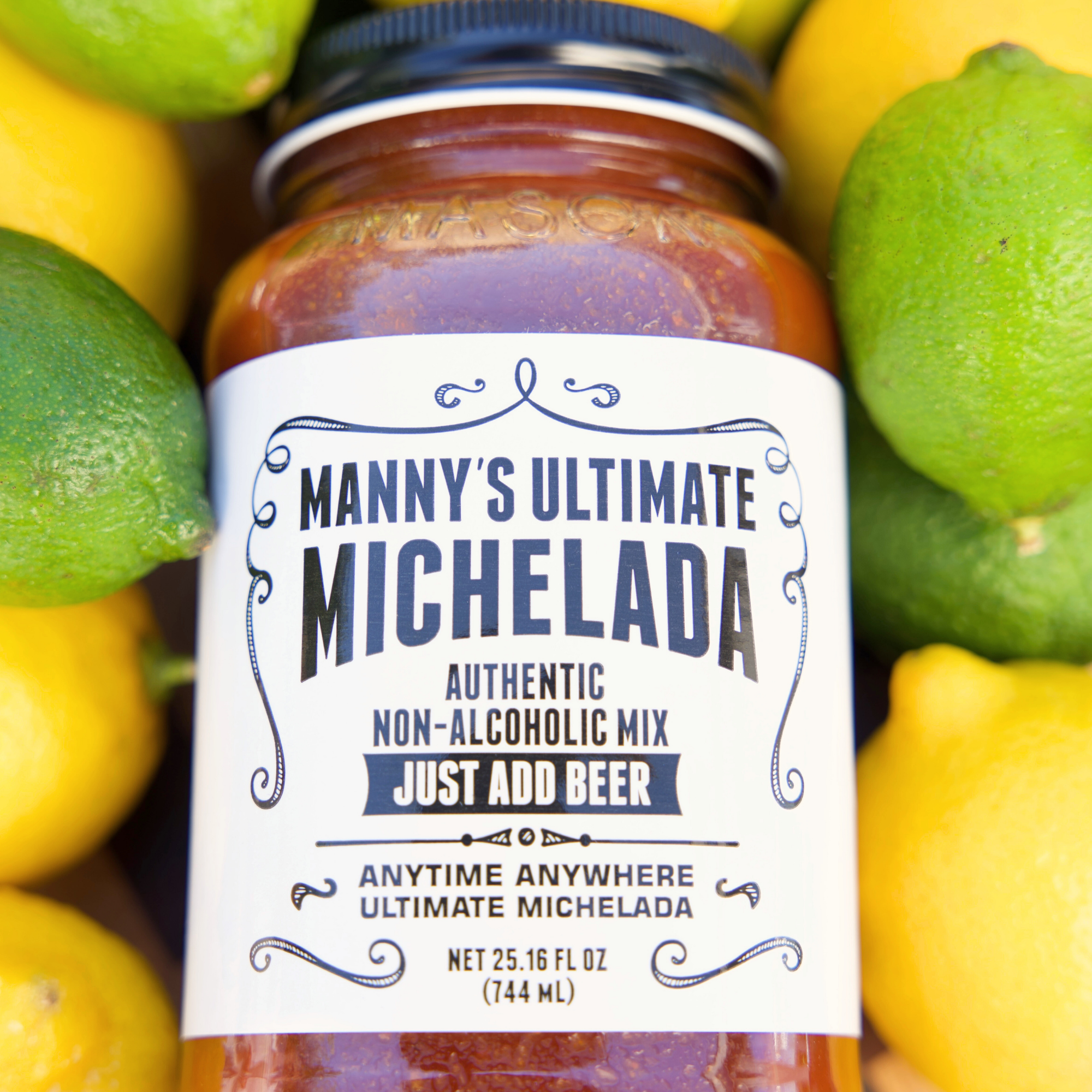 Manny's Ultimate Michelada Mix - Mason Jar 25oz