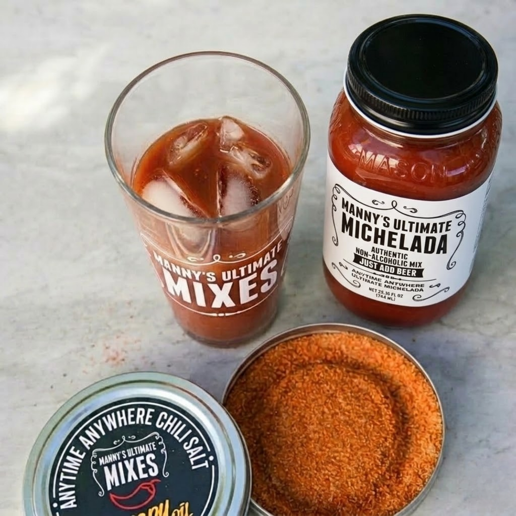 Manny's Ultimate Michelada Mix - Mason Jar 25oz
