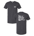 EAT DRINK BE MARY DARK HEATHER GRAY (MANNY'S LOGO EDITION)