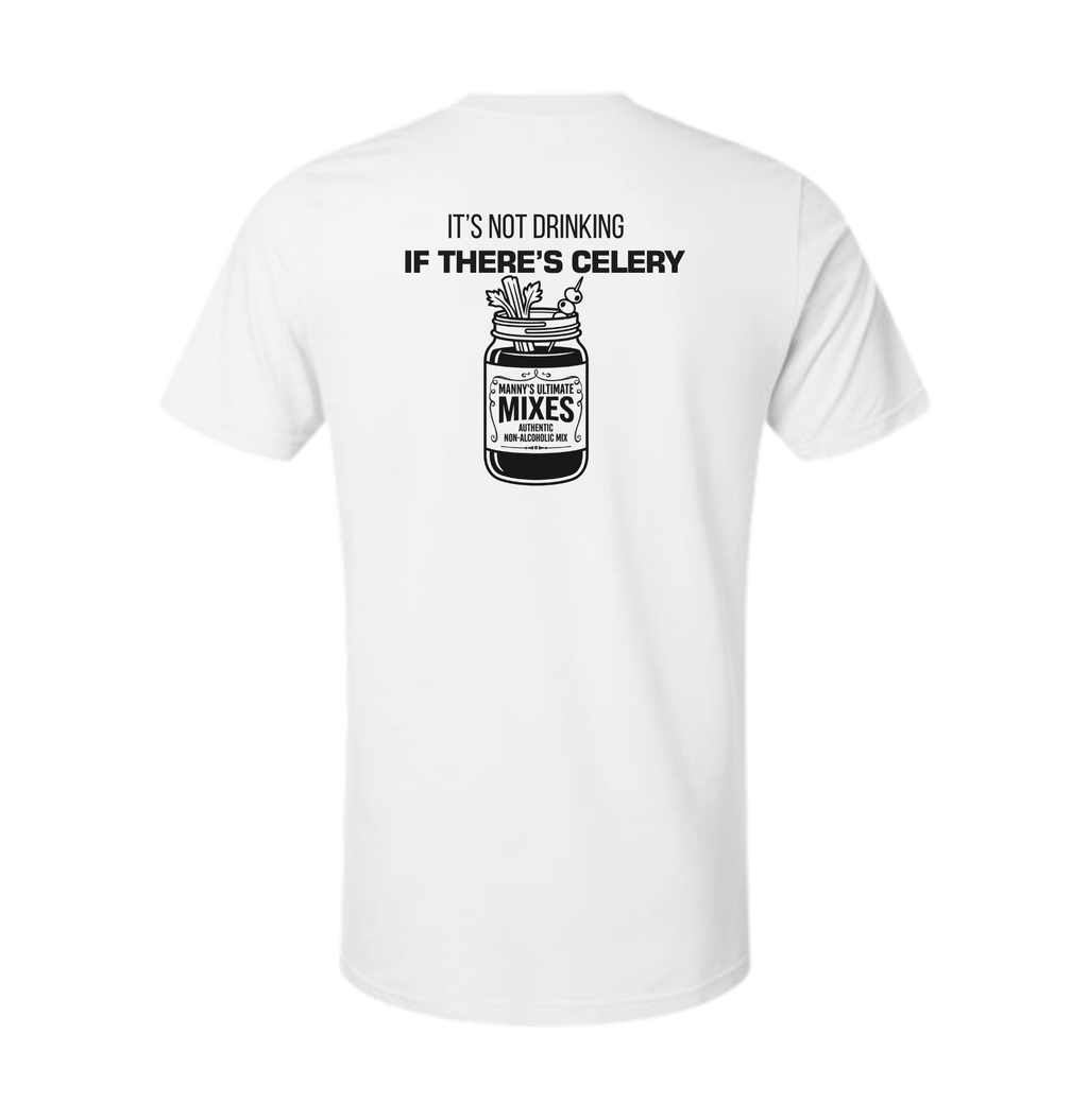 NO BETTER WAY TO START YOUR DAY WHITE SHIRT (MANNY'S LOGO Edition)