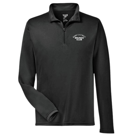 BRUNCH CLUB BLACK QUARTER ZIP