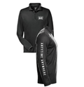 ANYTIME ANYWHERE MANNY'S LOGO BLACK QUARTER ZIP