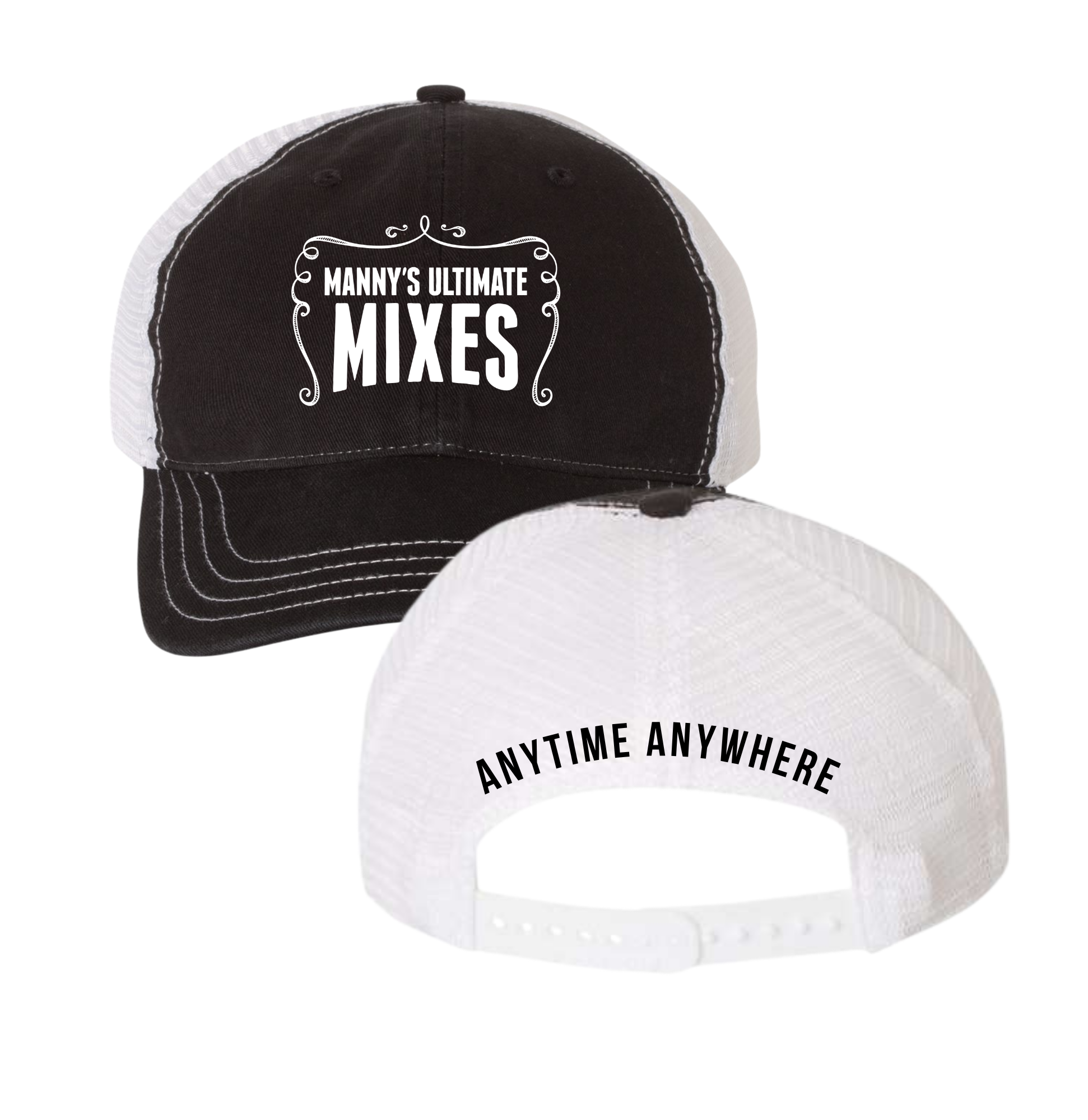 MANNY'S ULTIMATE MIXES - MANNY'S LOGO TRUCKER CAP