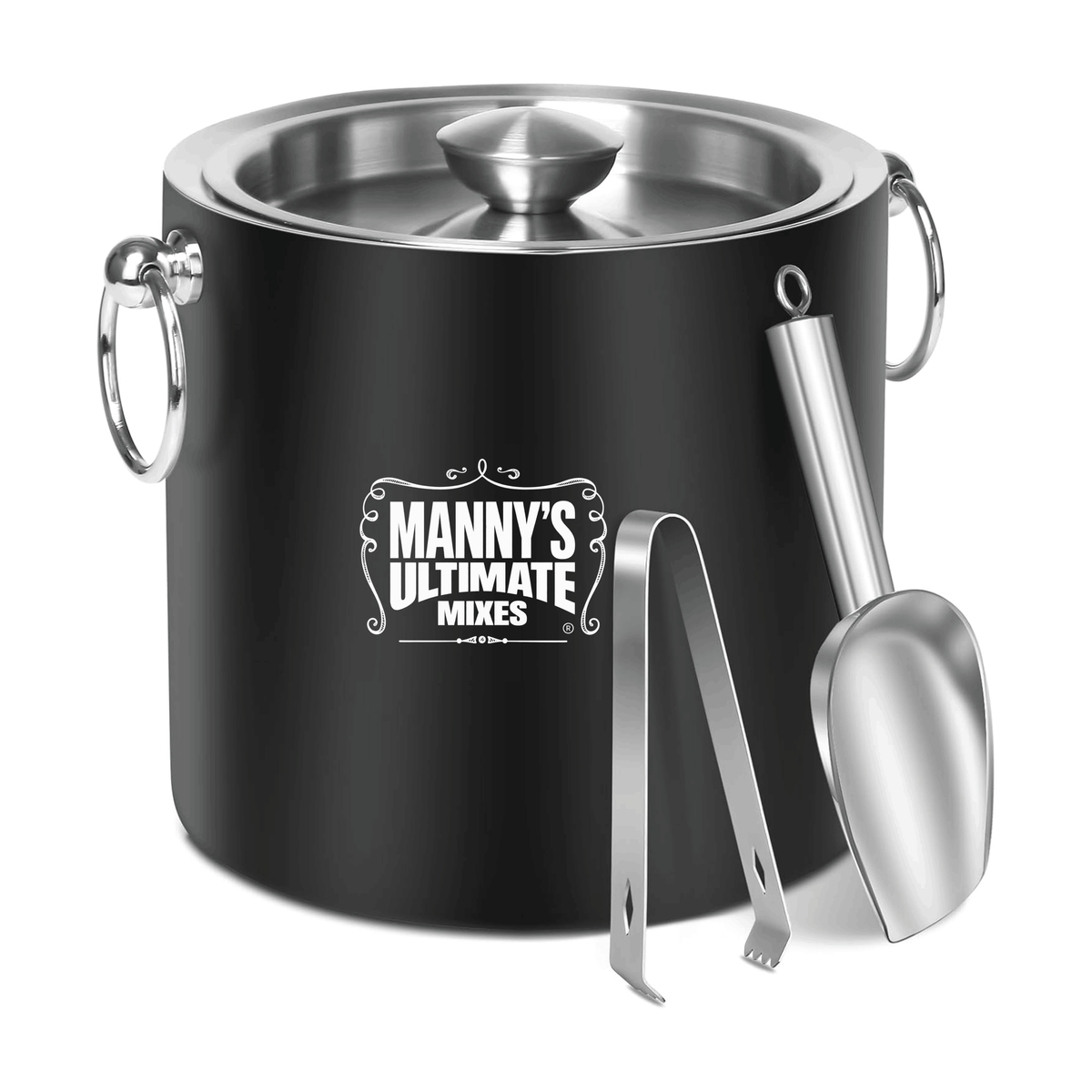 Stainless Steel Ice Bucket Set